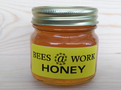 Bees @ Work Honey All Natural 100% USA Pure 12 oz. Glass Jar